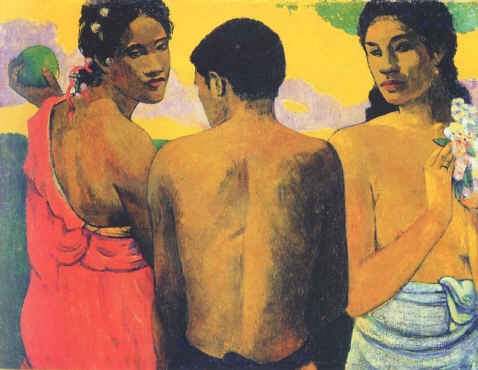 Paul Gauguin Three Tahitians